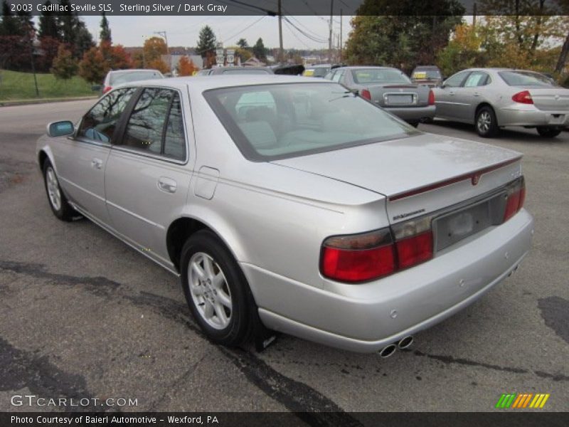 Sterling Silver / Dark Gray 2003 Cadillac Seville SLS