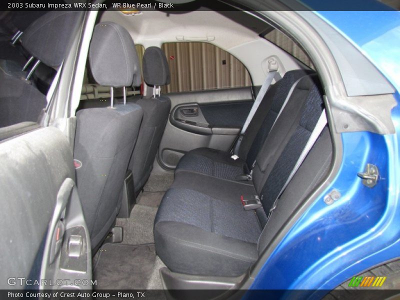 2003 Impreza WRX Sedan Black Interior