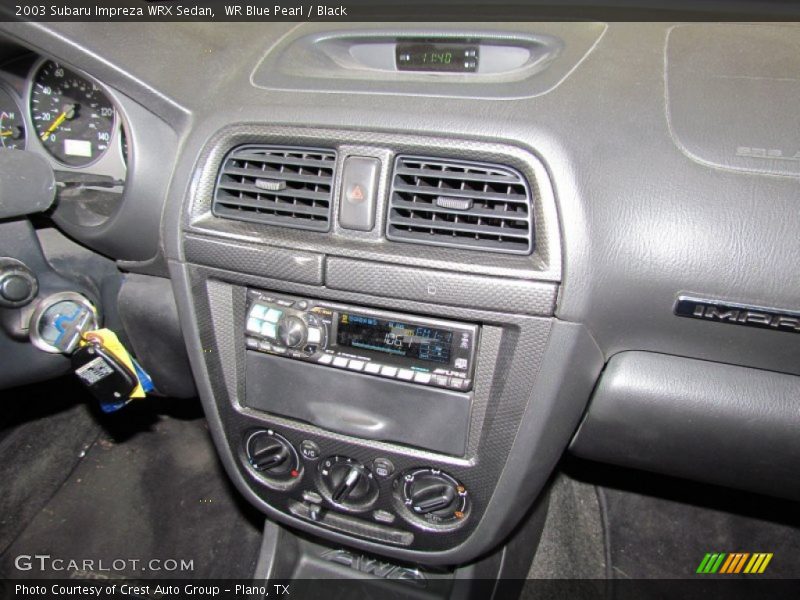 WR Blue Pearl / Black 2003 Subaru Impreza WRX Sedan