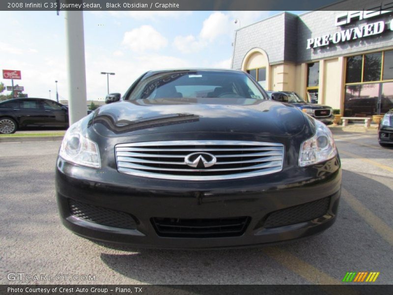 Black Obsidian / Graphite 2008 Infiniti G 35 Journey Sedan