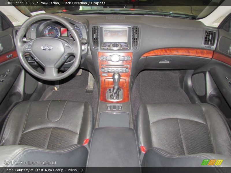 Black Obsidian / Graphite 2008 Infiniti G 35 Journey Sedan
