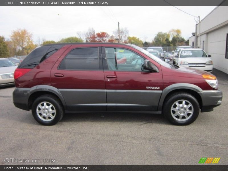 Medium Red Metallic / Gray 2003 Buick Rendezvous CX AWD