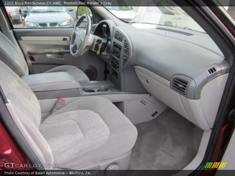 Medium Red Metallic / Gray 2003 Buick Rendezvous CX AWD