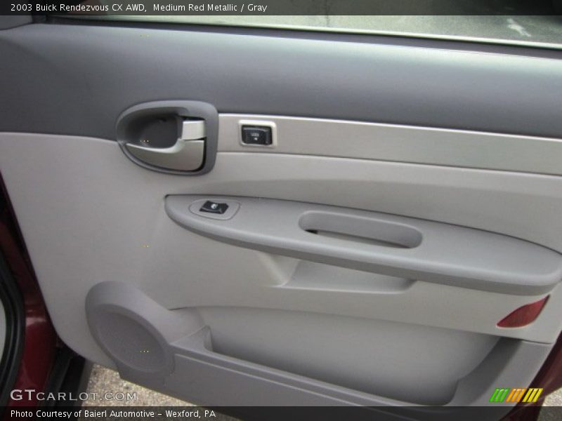 Medium Red Metallic / Gray 2003 Buick Rendezvous CX AWD