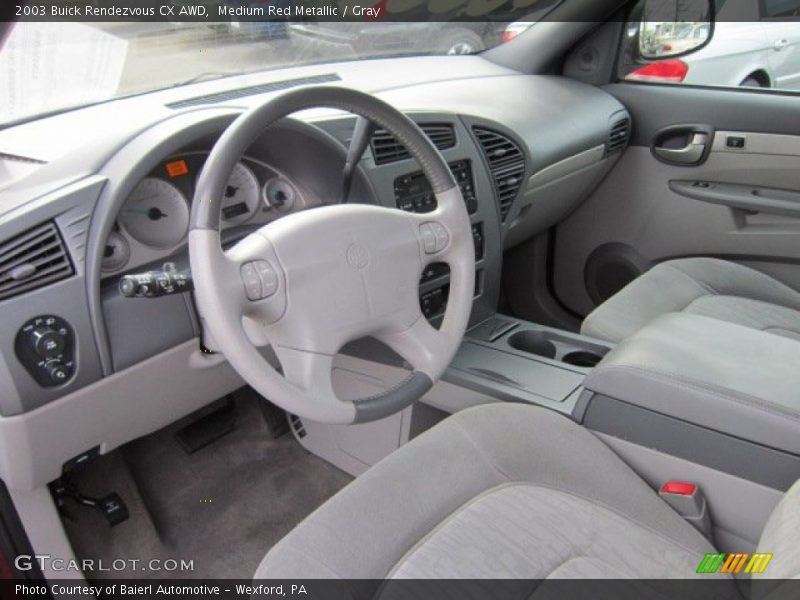 Medium Red Metallic / Gray 2003 Buick Rendezvous CX AWD