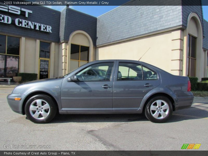 Platinum Grey Metallic / Grey 2003 Volkswagen Jetta GLS TDI Sedan