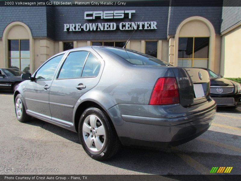 Platinum Grey Metallic / Grey 2003 Volkswagen Jetta GLS TDI Sedan