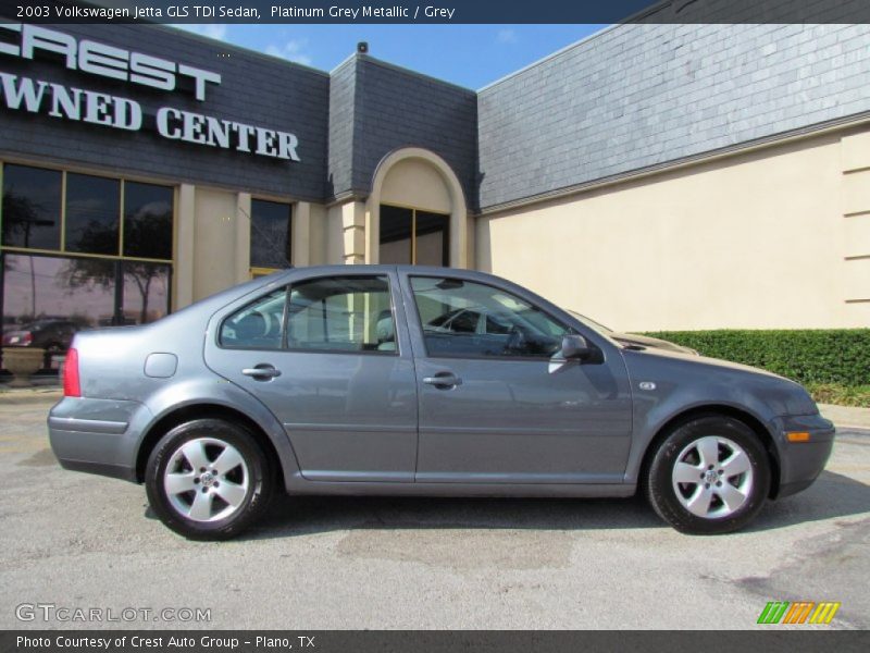 Platinum Grey Metallic / Grey 2003 Volkswagen Jetta GLS TDI Sedan
