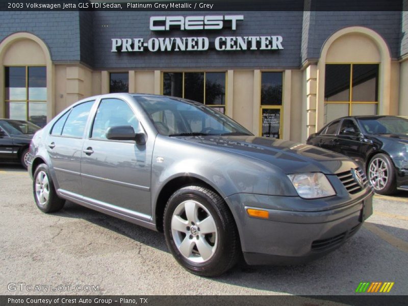 Platinum Grey Metallic / Grey 2003 Volkswagen Jetta GLS TDI Sedan