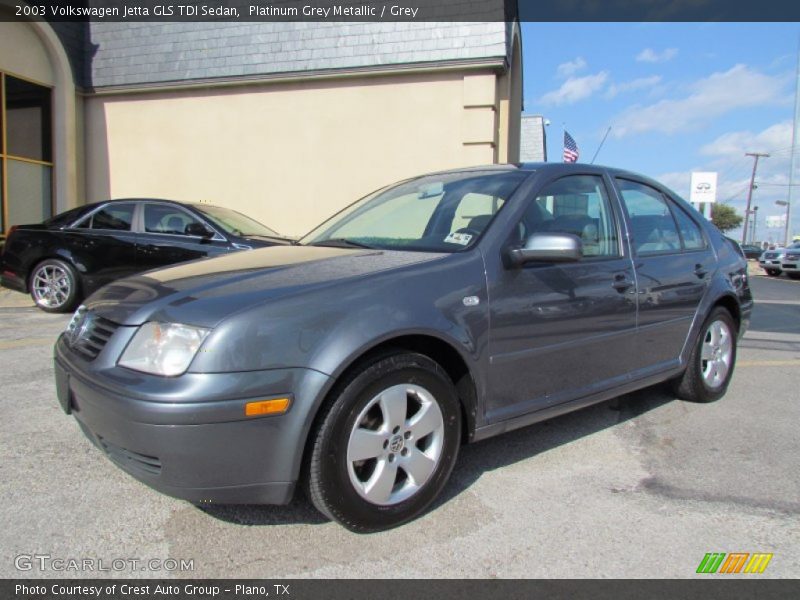 Platinum Grey Metallic / Grey 2003 Volkswagen Jetta GLS TDI Sedan
