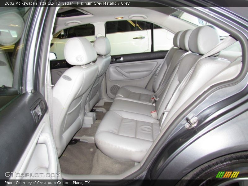  2003 Jetta GLS TDI Sedan Grey Interior