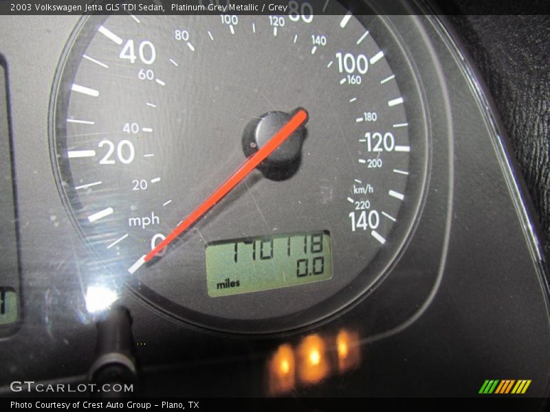Platinum Grey Metallic / Grey 2003 Volkswagen Jetta GLS TDI Sedan