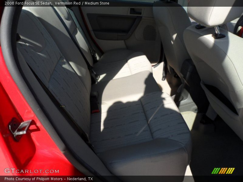 Vermillion Red / Medium Stone 2008 Ford Focus SE Sedan