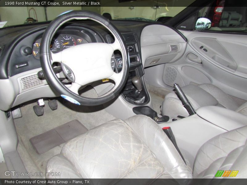 Black Interior - 1998 Mustang GT Coupe 