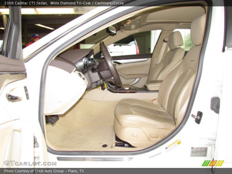 White Diamond Tri-Coat / Cashmere/Cocoa 2008 Cadillac CTS Sedan