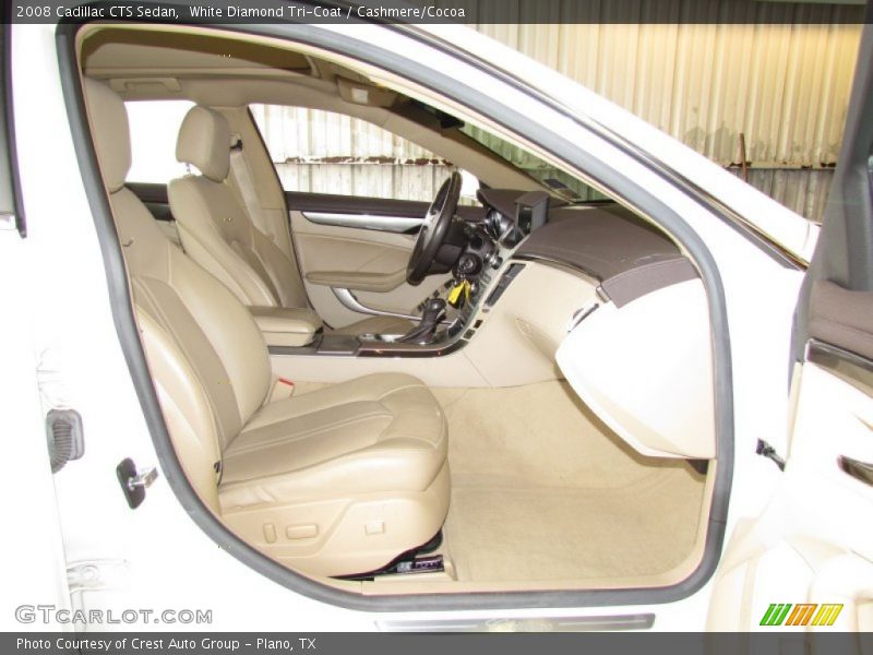 White Diamond Tri-Coat / Cashmere/Cocoa 2008 Cadillac CTS Sedan