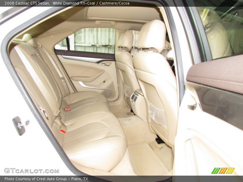 White Diamond Tri-Coat / Cashmere/Cocoa 2008 Cadillac CTS Sedan