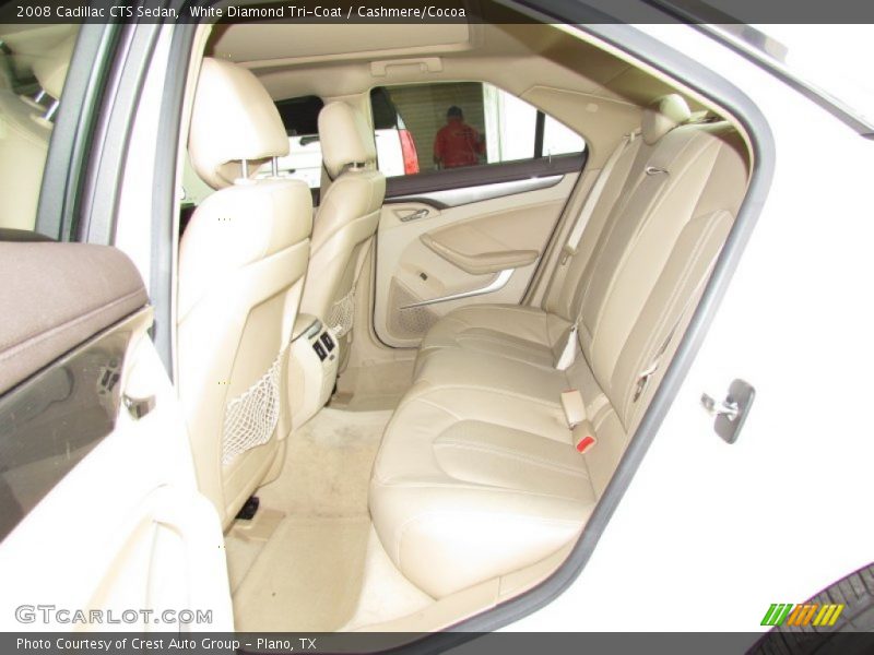White Diamond Tri-Coat / Cashmere/Cocoa 2008 Cadillac CTS Sedan