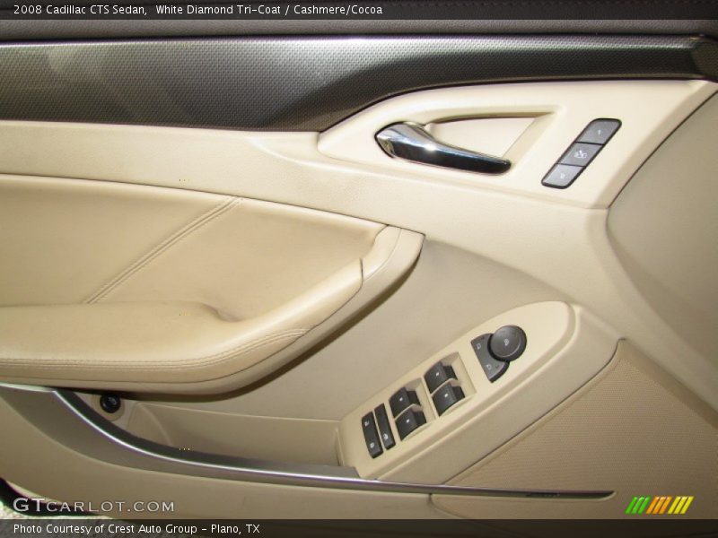 White Diamond Tri-Coat / Cashmere/Cocoa 2008 Cadillac CTS Sedan