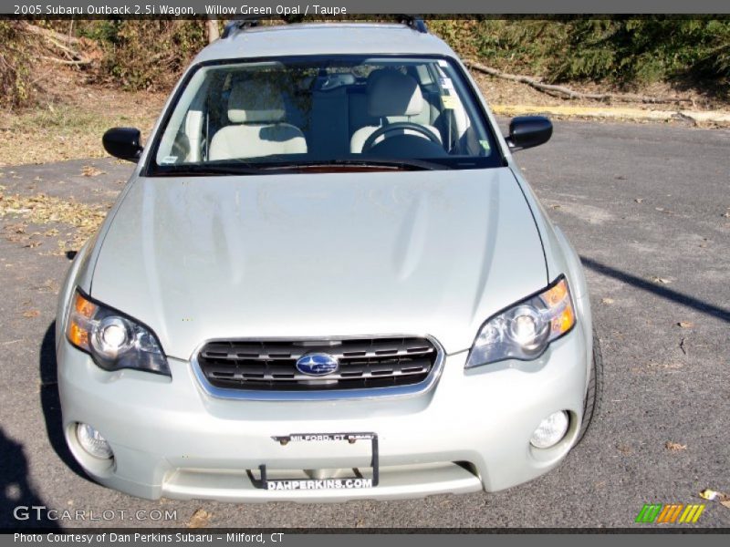 Willow Green Opal / Taupe 2005 Subaru Outback 2.5i Wagon
