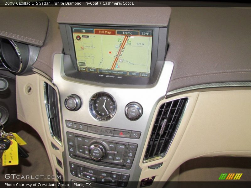 White Diamond Tri-Coat / Cashmere/Cocoa 2008 Cadillac CTS Sedan