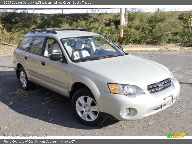 Willow Green Opal / Taupe 2005 Subaru Outback 2.5i Wagon