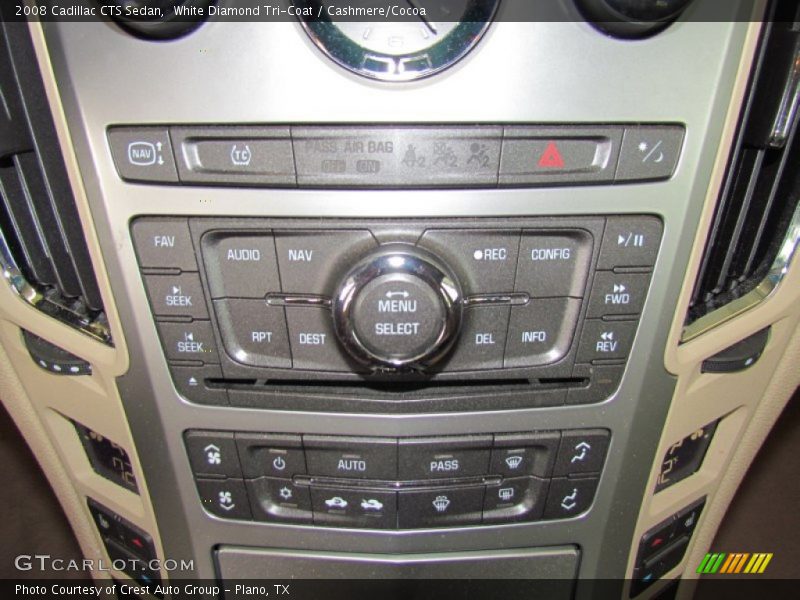 White Diamond Tri-Coat / Cashmere/Cocoa 2008 Cadillac CTS Sedan
