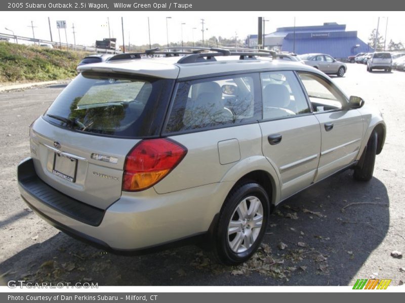 Willow Green Opal / Taupe 2005 Subaru Outback 2.5i Wagon