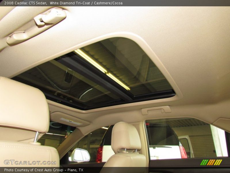 White Diamond Tri-Coat / Cashmere/Cocoa 2008 Cadillac CTS Sedan