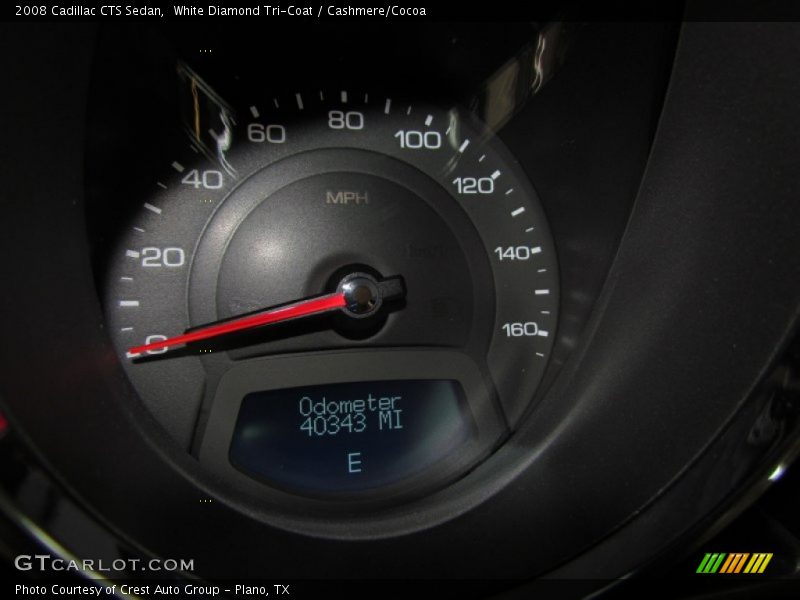 White Diamond Tri-Coat / Cashmere/Cocoa 2008 Cadillac CTS Sedan