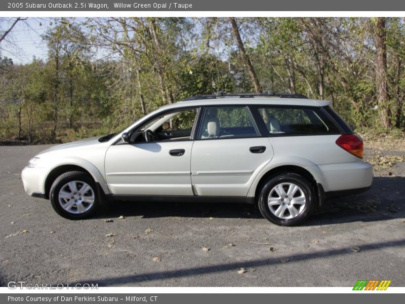 Willow Green Opal / Taupe 2005 Subaru Outback 2.5i Wagon