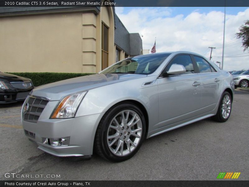 Front 3/4 View of 2010 CTS 3.6 Sedan