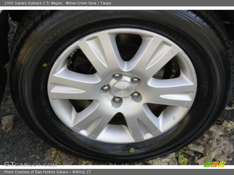 Willow Green Opal / Taupe 2005 Subaru Outback 2.5i Wagon