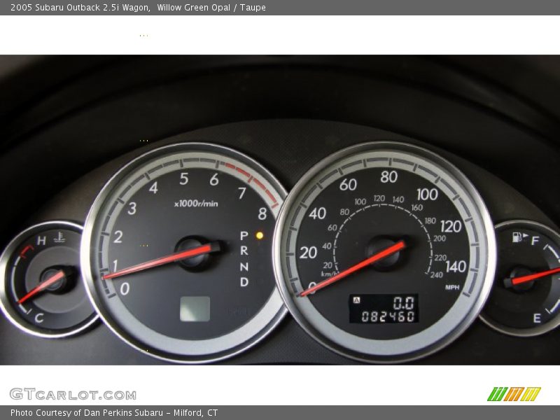 Willow Green Opal / Taupe 2005 Subaru Outback 2.5i Wagon