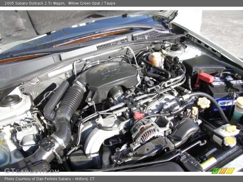 Willow Green Opal / Taupe 2005 Subaru Outback 2.5i Wagon