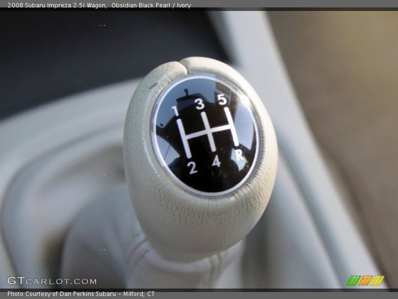 Obsidian Black Pearl / Ivory 2008 Subaru Impreza 2.5i Wagon