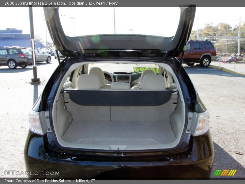 Obsidian Black Pearl / Ivory 2008 Subaru Impreza 2.5i Wagon