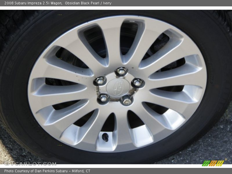 Obsidian Black Pearl / Ivory 2008 Subaru Impreza 2.5i Wagon