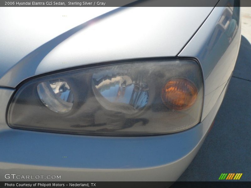 Sterling Silver / Gray 2006 Hyundai Elantra GLS Sedan