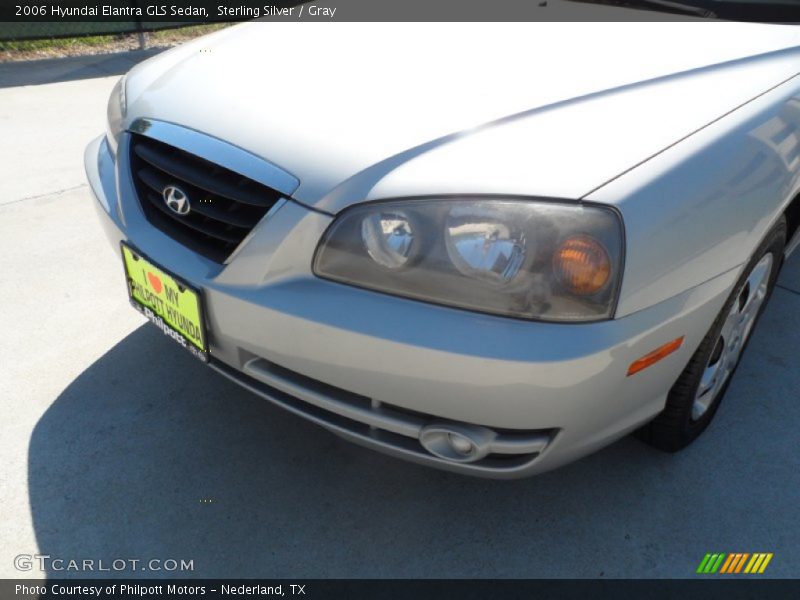 Sterling Silver / Gray 2006 Hyundai Elantra GLS Sedan