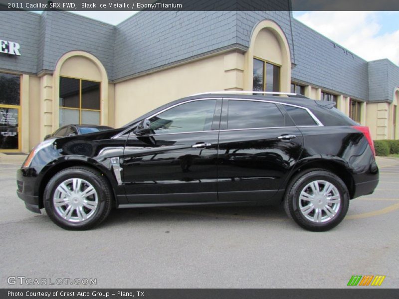 Black Ice Metallic / Ebony/Titanium 2011 Cadillac SRX FWD