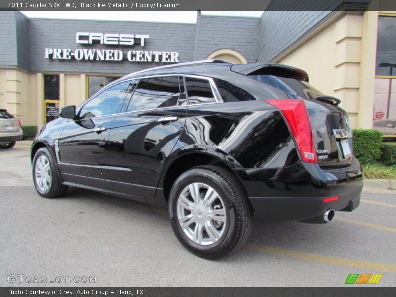 Black Ice Metallic / Ebony/Titanium 2011 Cadillac SRX FWD