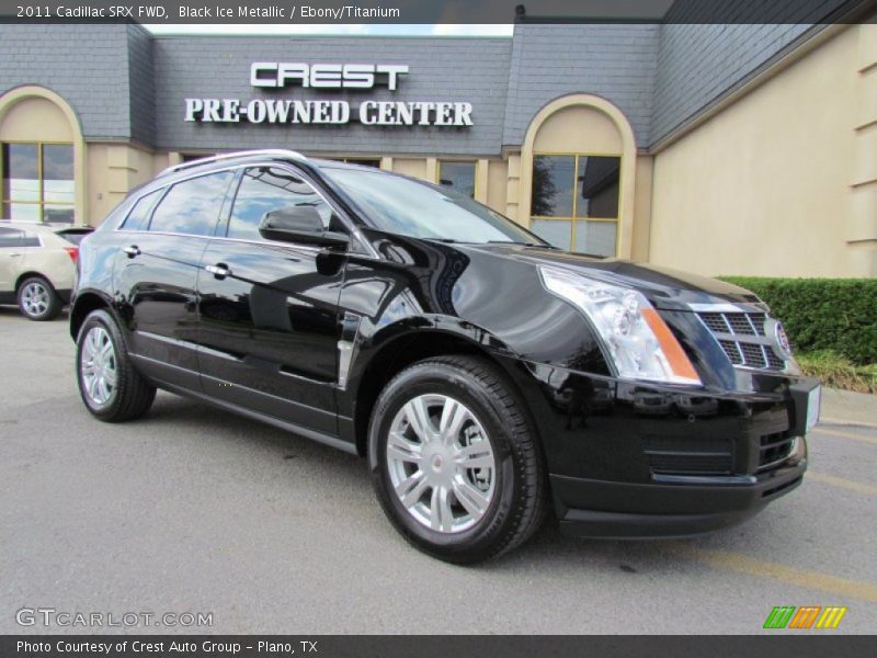 Black Ice Metallic / Ebony/Titanium 2011 Cadillac SRX FWD