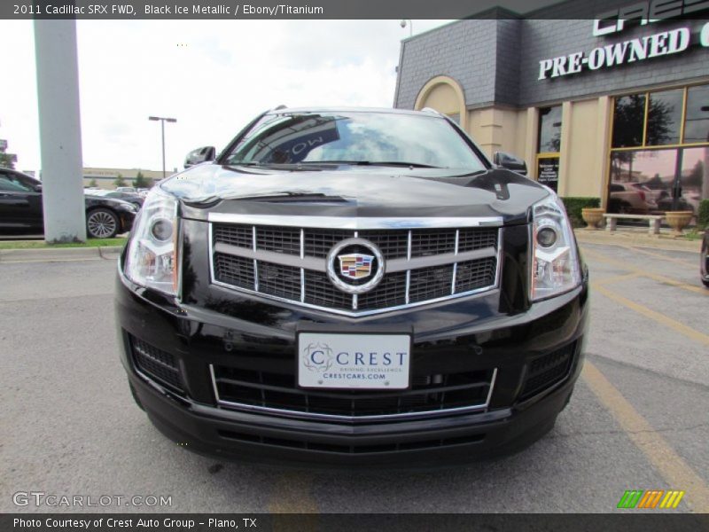 Black Ice Metallic / Ebony/Titanium 2011 Cadillac SRX FWD