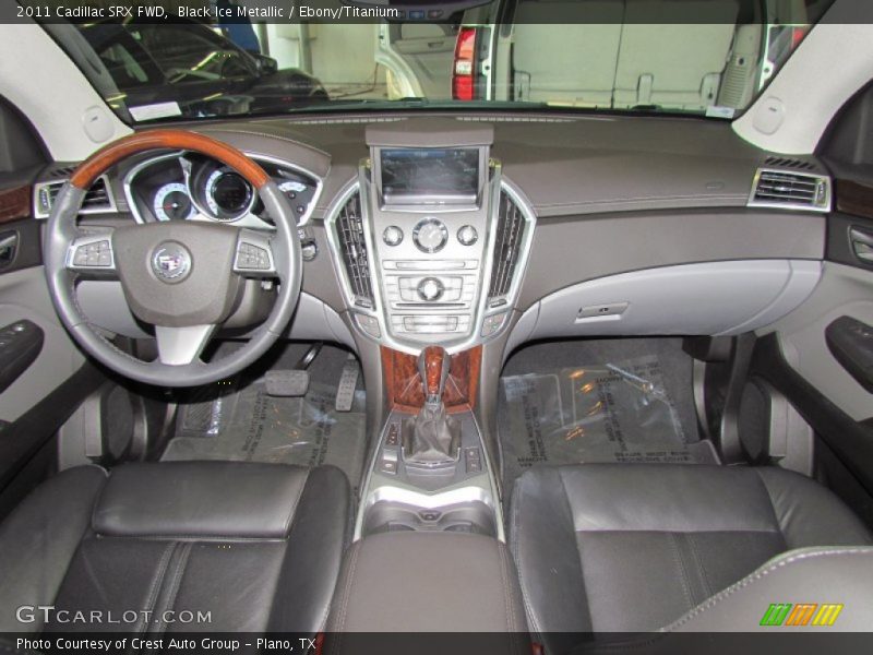 Black Ice Metallic / Ebony/Titanium 2011 Cadillac SRX FWD