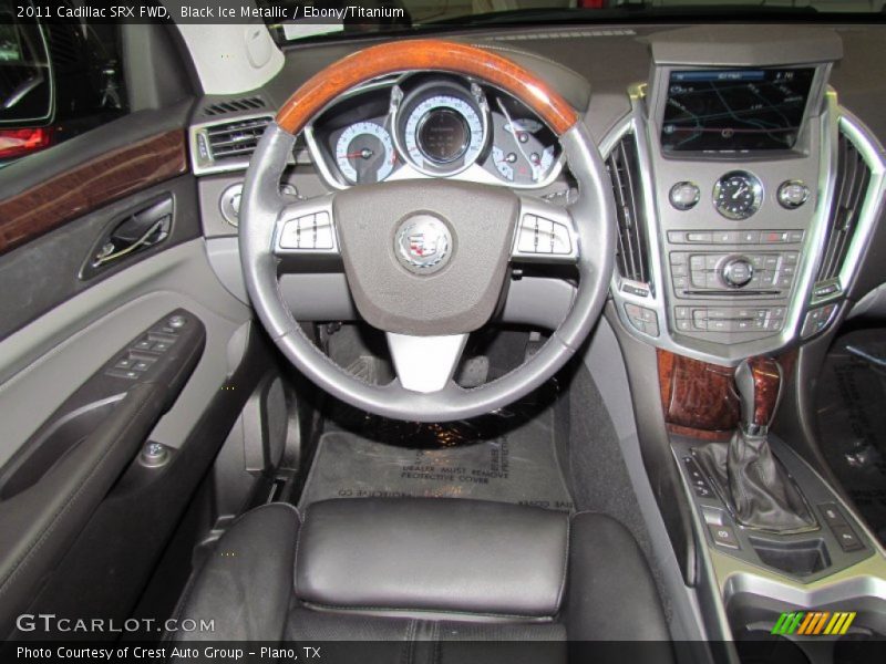 Black Ice Metallic / Ebony/Titanium 2011 Cadillac SRX FWD