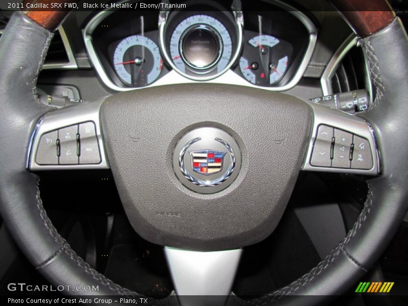Black Ice Metallic / Ebony/Titanium 2011 Cadillac SRX FWD