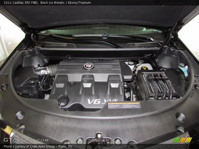 Black Ice Metallic / Ebony/Titanium 2011 Cadillac SRX FWD