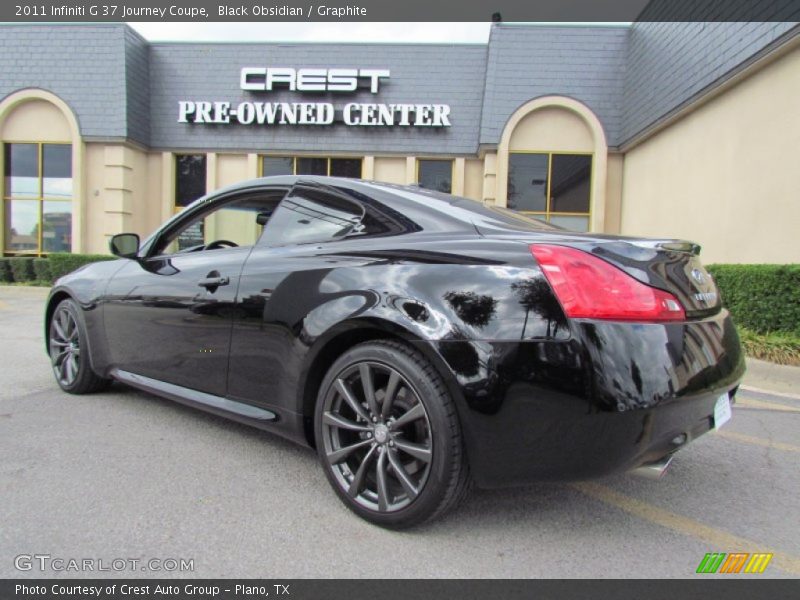 Black Obsidian / Graphite 2011 Infiniti G 37 Journey Coupe