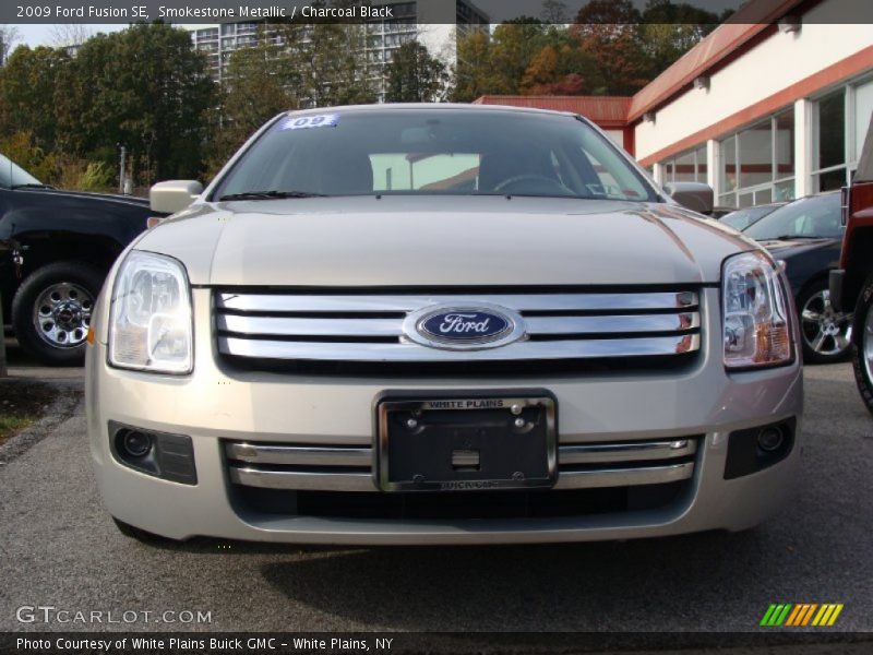 Smokestone Metallic / Charcoal Black 2009 Ford Fusion SE